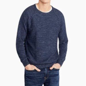 J. Crew French Terry Raglan Slub Pullover Sweater